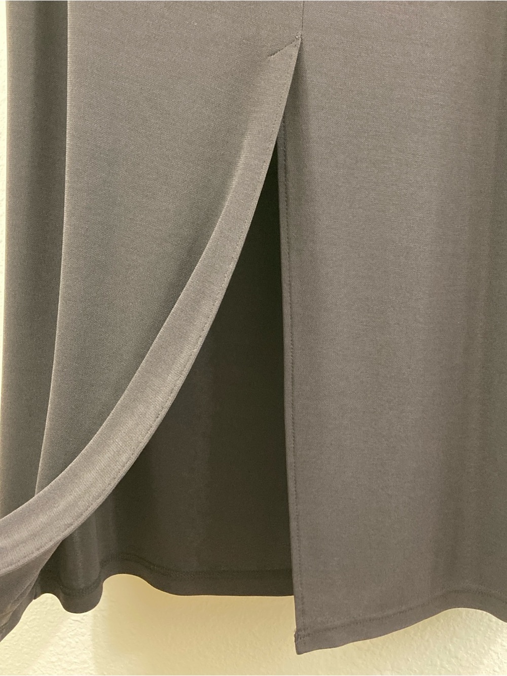 Express Brown Long Skirt Size M Stretch Pull On Elastic Waist - Picture 7 of 7
